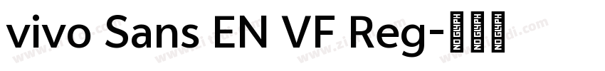 vivo Sans EN VF Reg字体转换